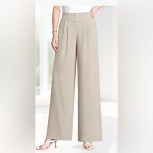 Ladies Wide-Leg Dress Pants